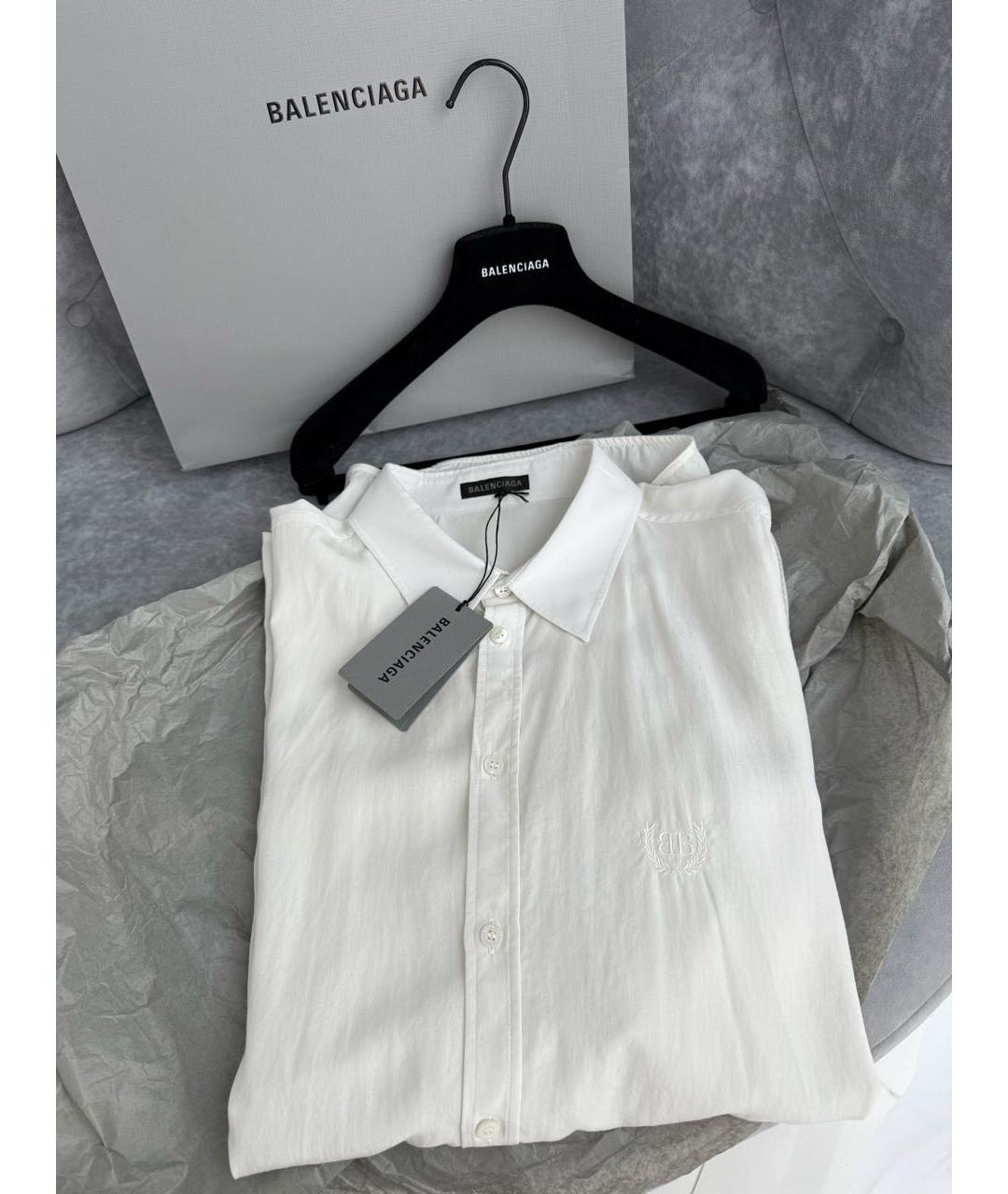 BALENCIAGA Белая рубашка, фото 5