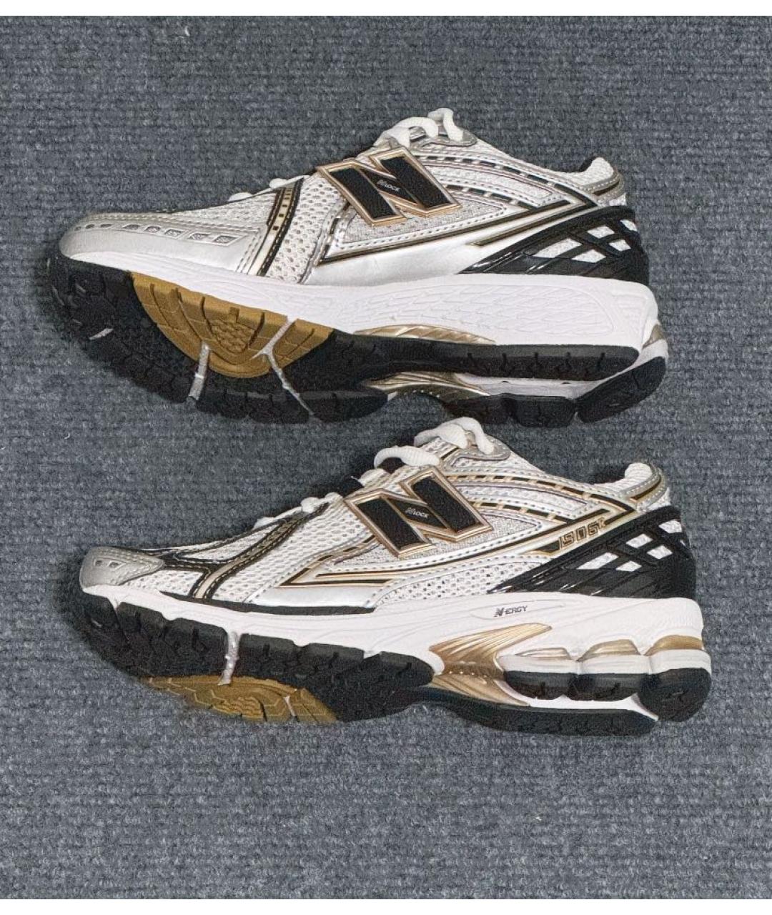 NEW BALANCE Серебряные синтетические низкие кроссовки / кеды, фото 7