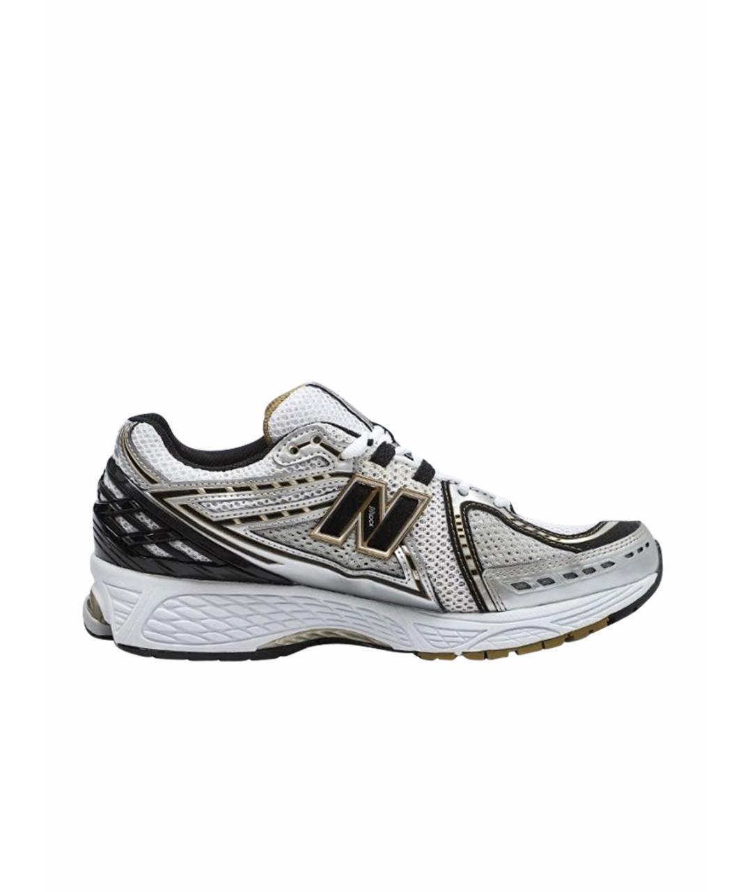 NEW BALANCE Серебряные синтетические низкие кроссовки / кеды, фото 1