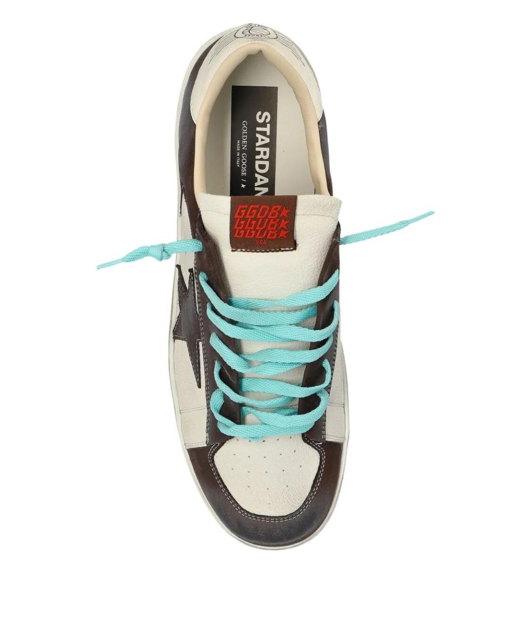 GOLDEN GOOSE DELUXE BRAND Мульти кожаные низкие кроссовки / кеды, фото 4