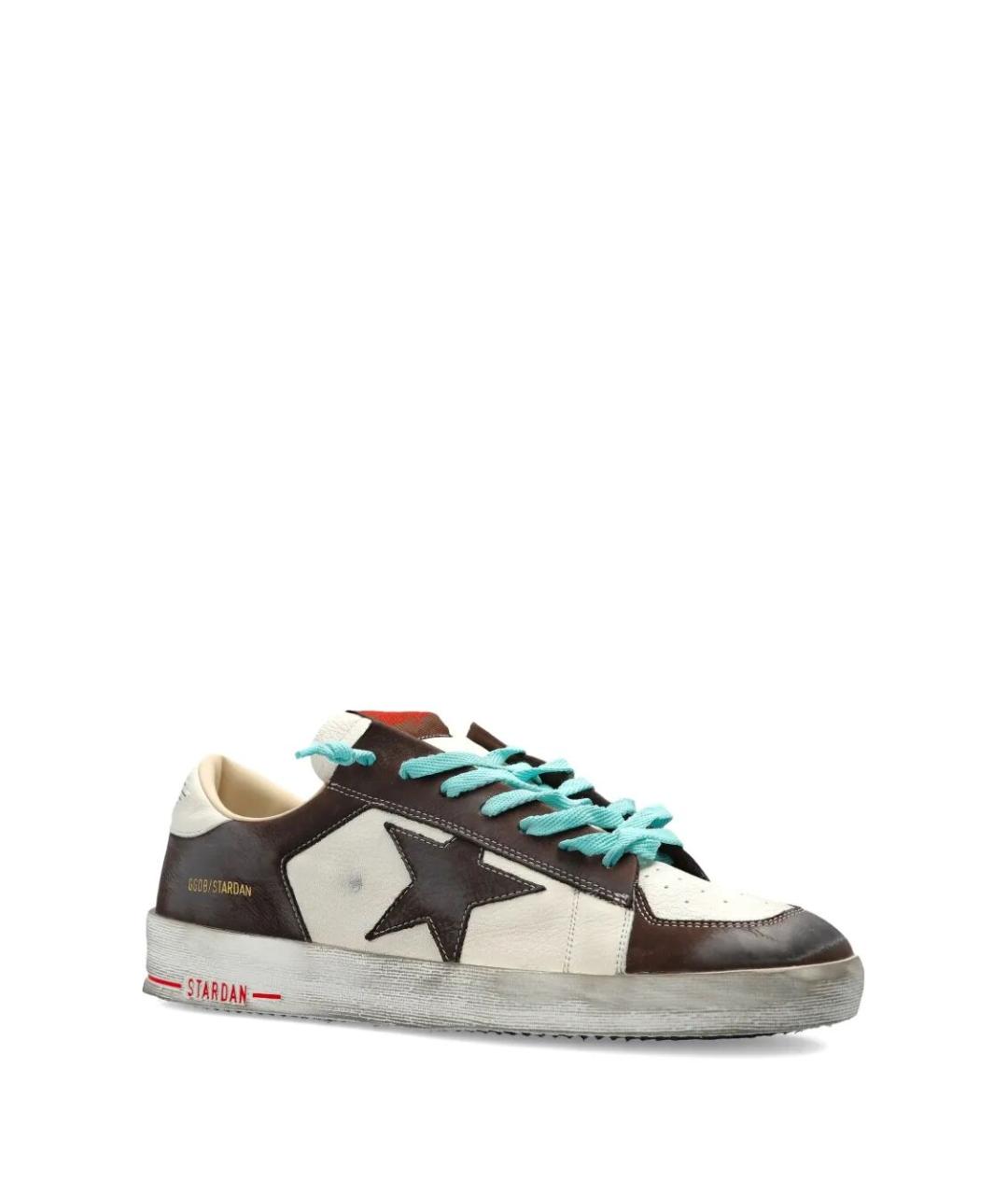GOLDEN GOOSE DELUXE BRAND Мульти кожаные низкие кроссовки / кеды, фото 2