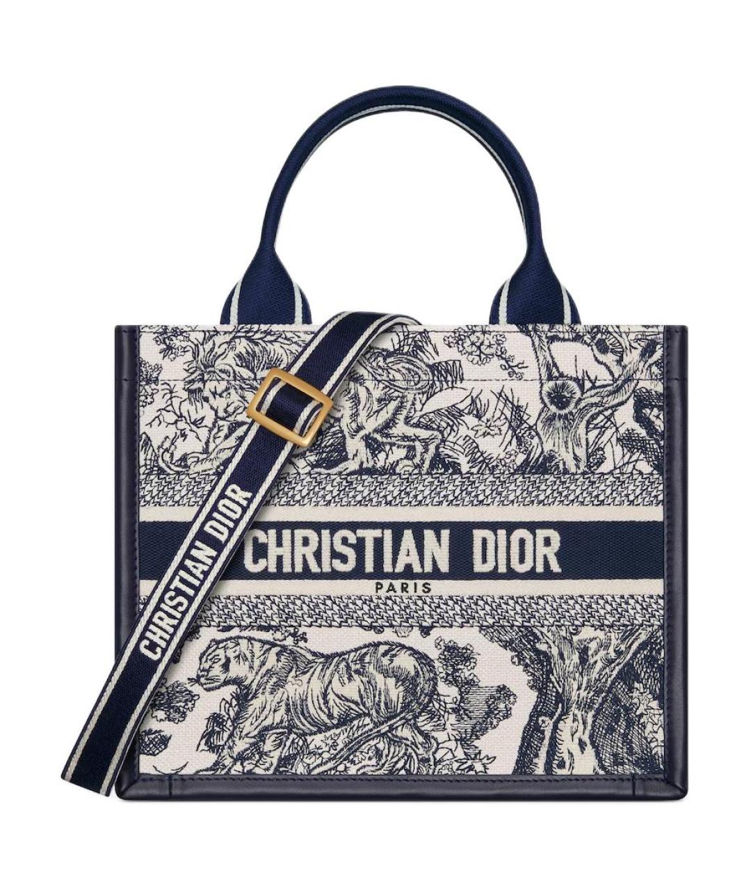 CHRISTIAN DIOR Темно-синяя сумка через плечо, фото 1