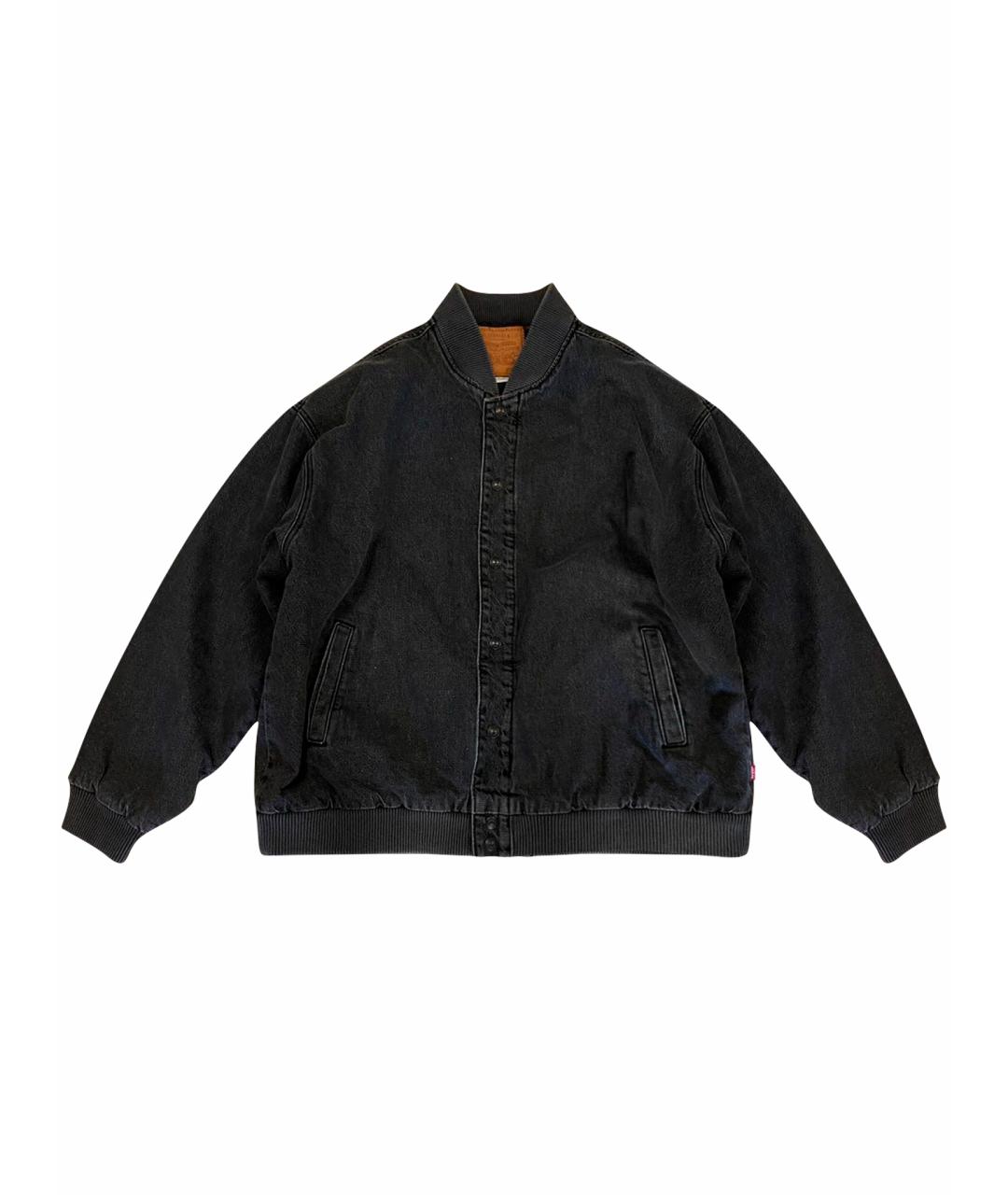 LEVI'S Серая деним куртка, фото 1