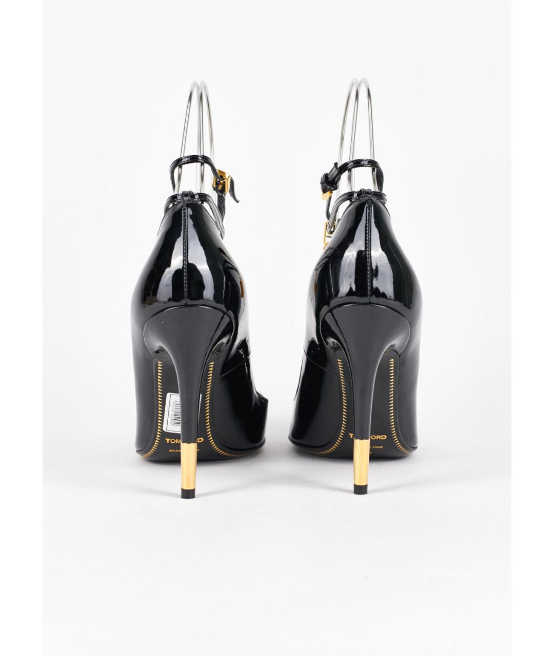 TOM FORD Черные туфли из лакированной кожи, фото 4