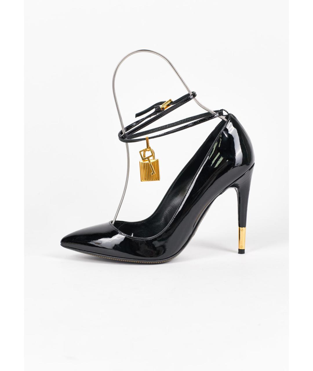 TOM FORD Черные туфли из лакированной кожи, фото 6