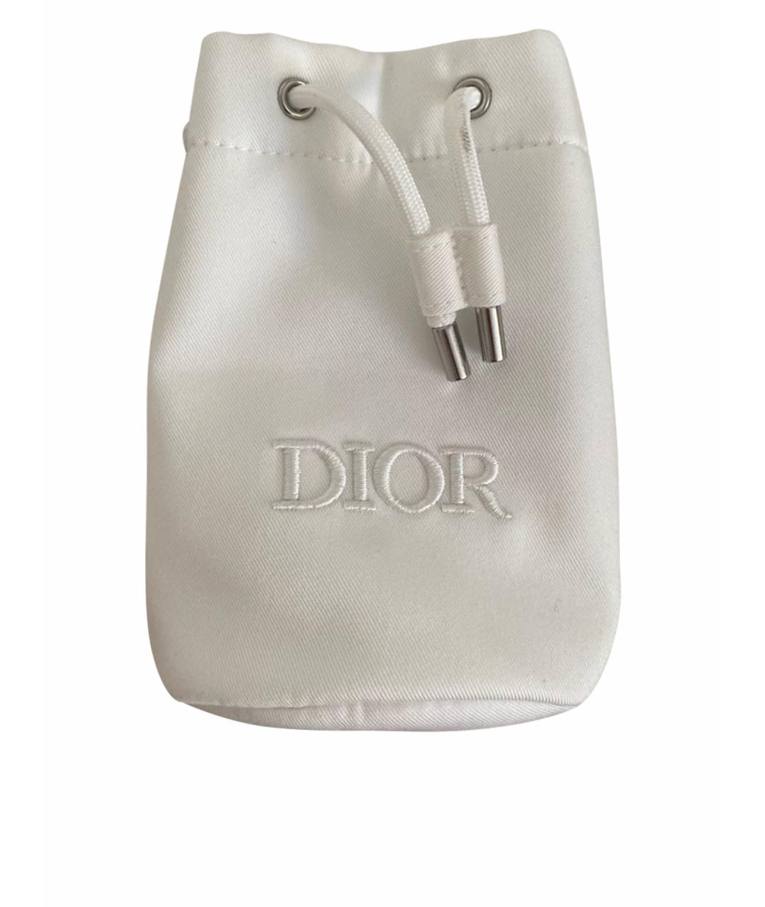 CHRISTIAN DIOR Белая хлопковая сумка через плечо, фото 1