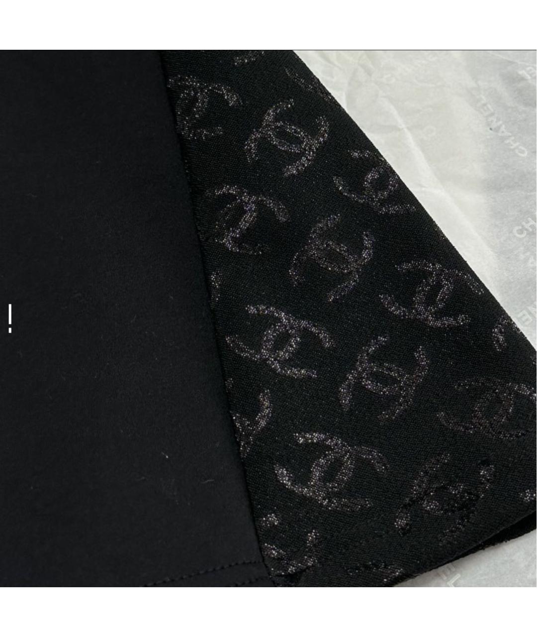 CHANEL Черная футболка, фото 5