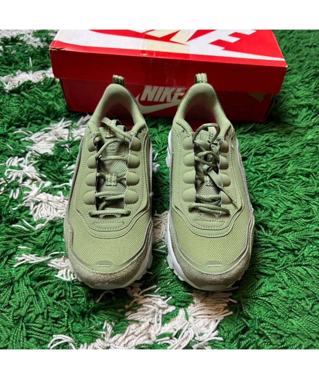 NIKE Зеленые кроссовки, фото 3