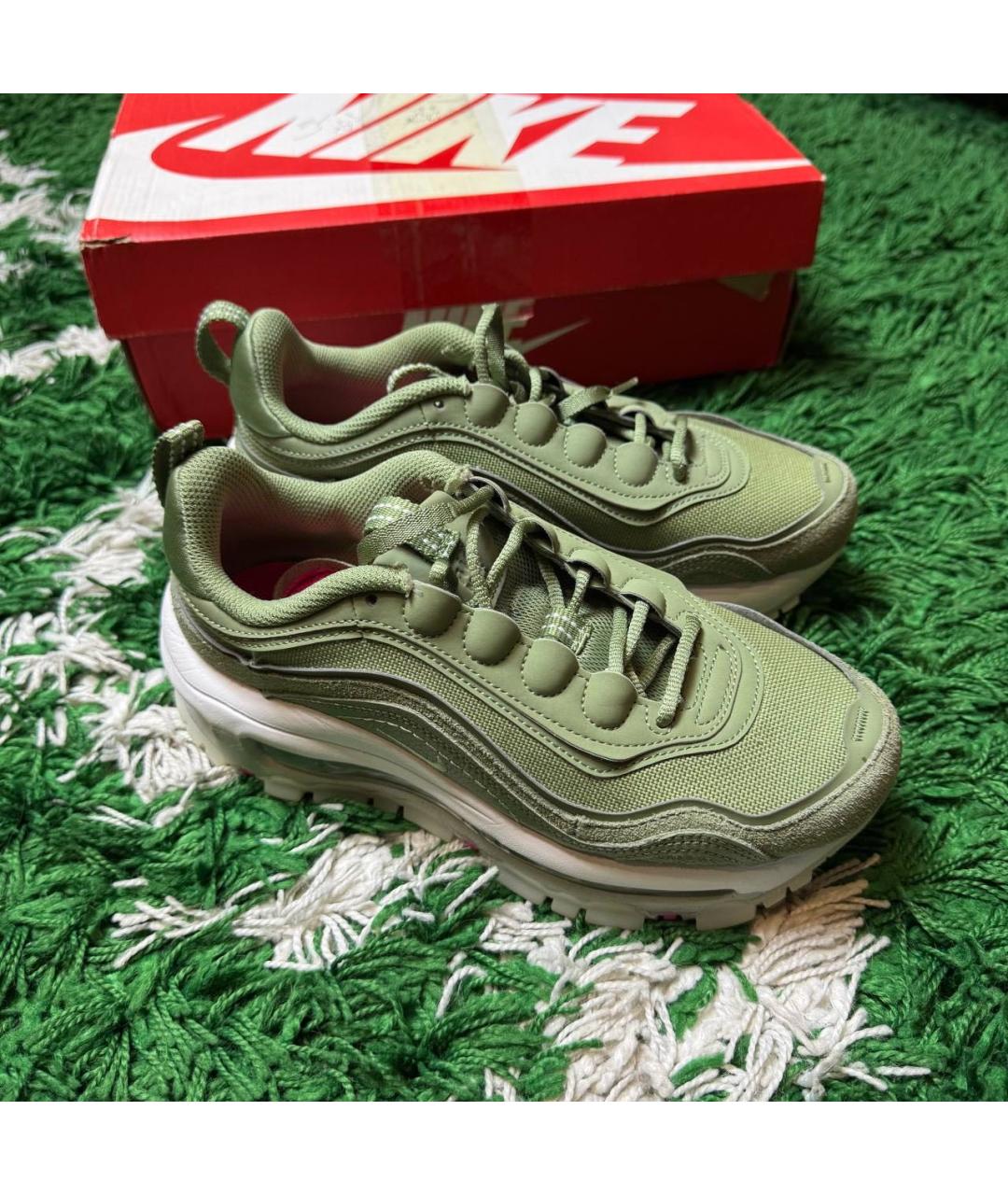 NIKE Зеленые кроссовки, фото 5