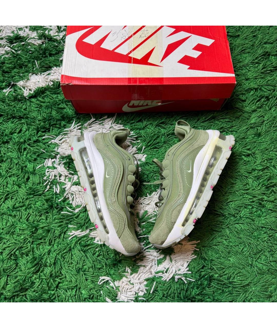 NIKE Зеленые кроссовки, фото 9