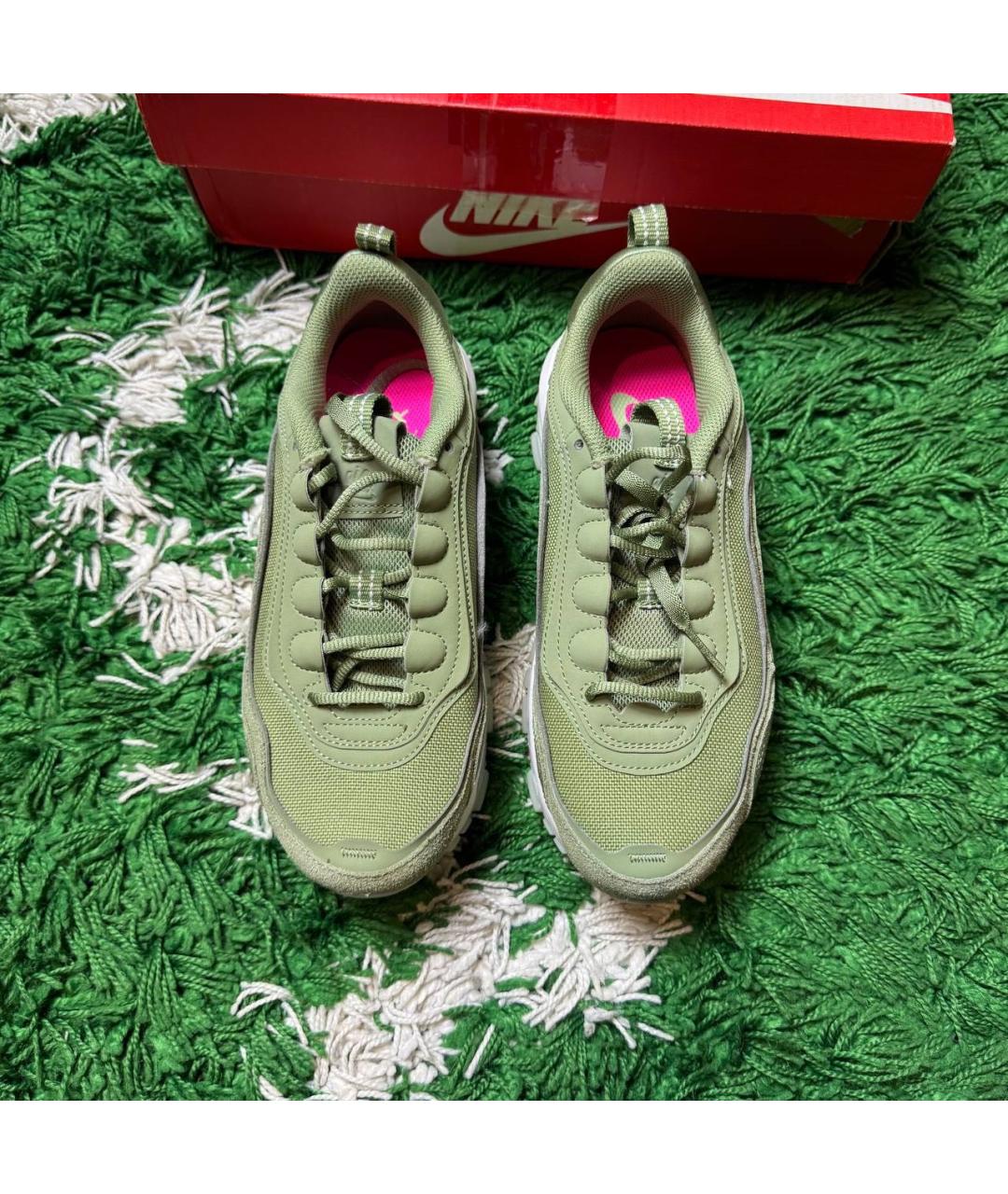 NIKE Зеленые кроссовки, фото 4