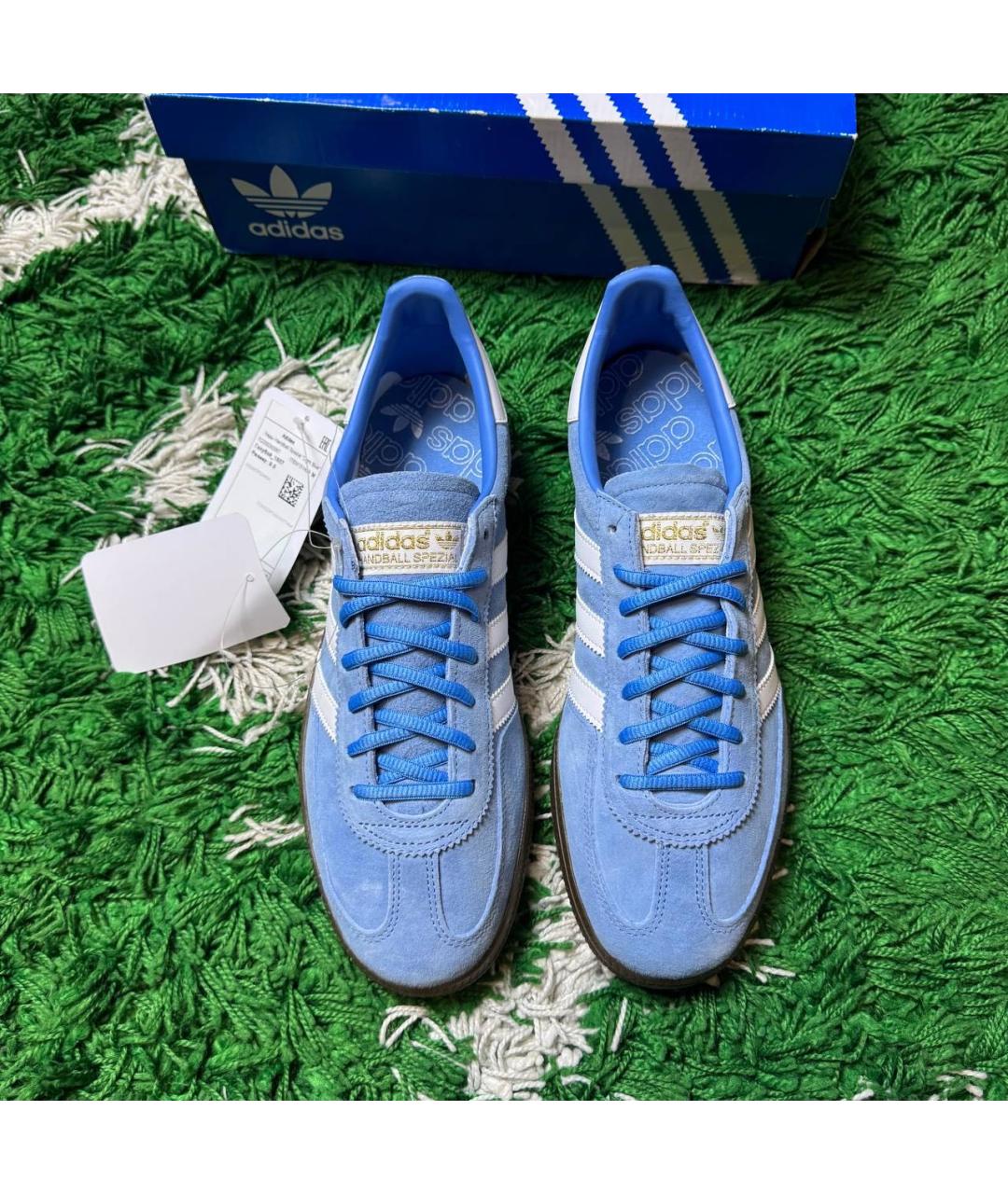 ADIDAS Голубые низкие кроссовки / кеды, фото 4
