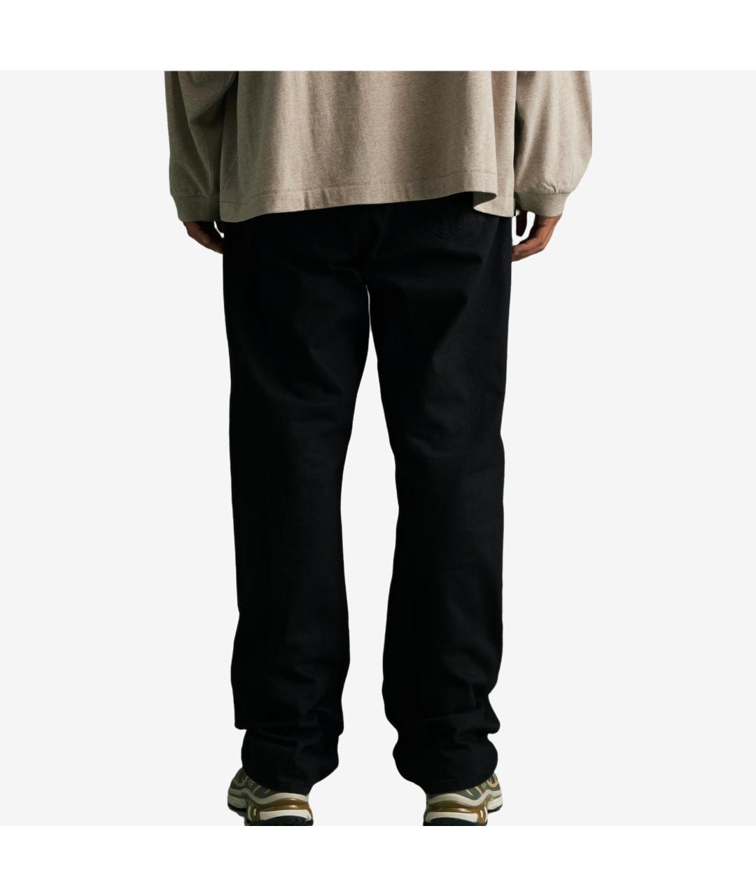 FEAR OF GOD ESSENTIALS Черные прямые джинсы, фото 5