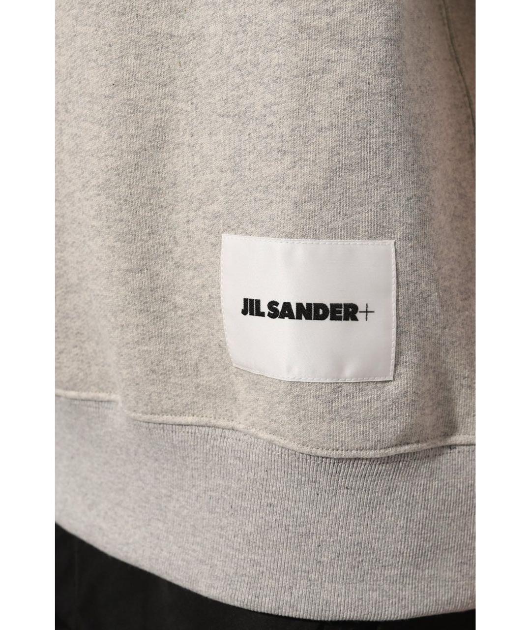 JIL SANDER Серый хлопковый костюм с брюками, фото 5