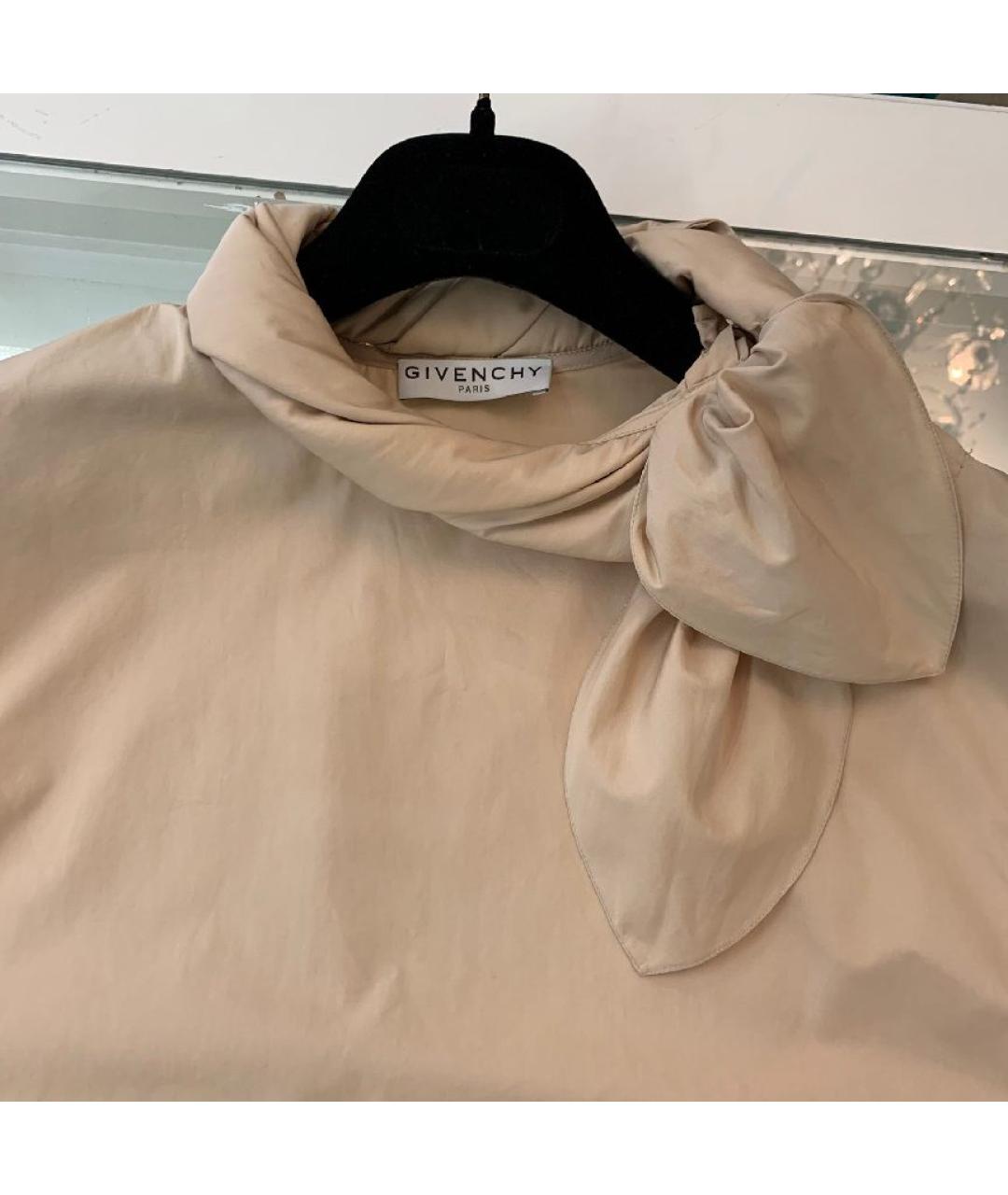 GIVENCHY Бежевый хлопковый костюм с юбками, фото 3
