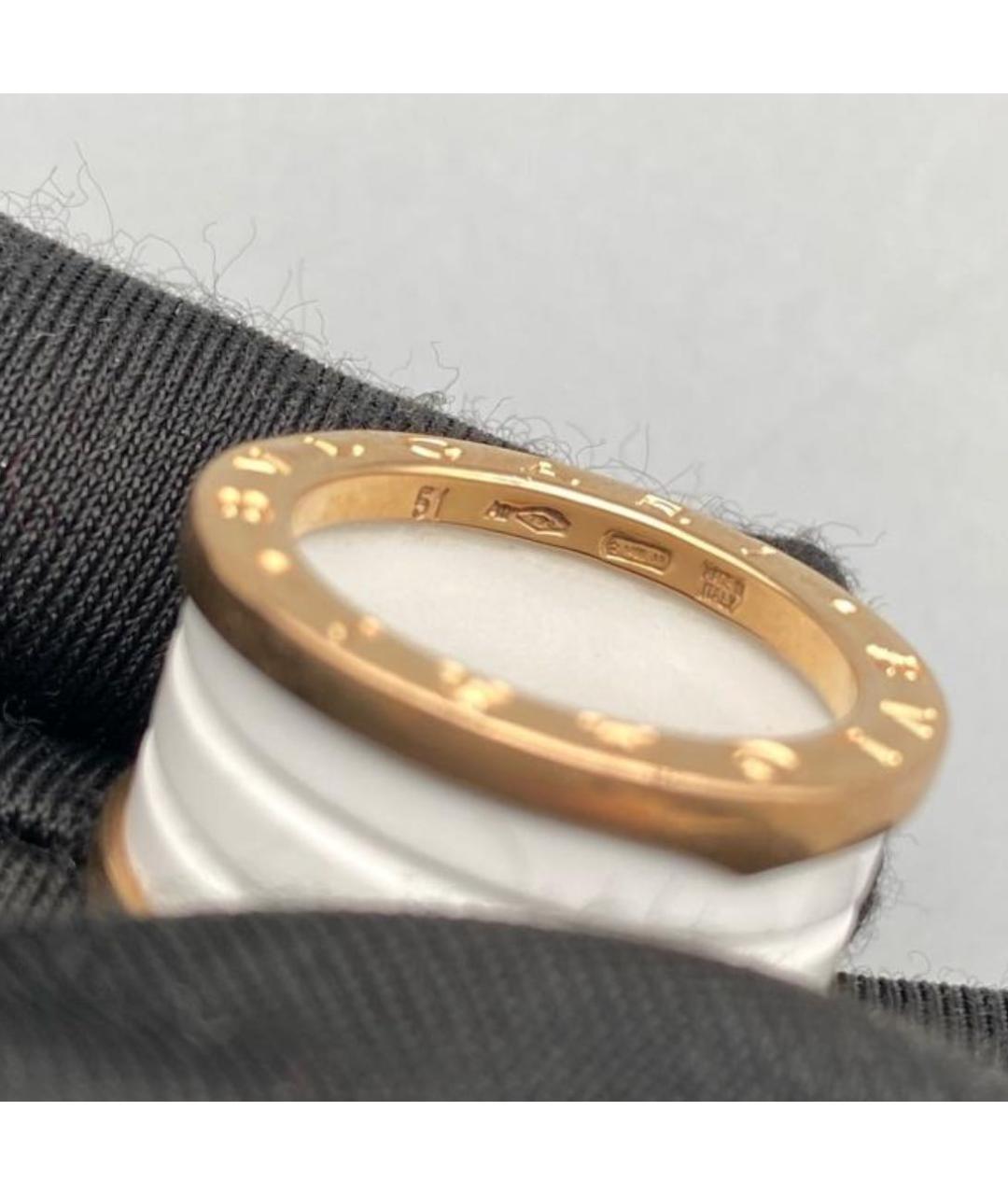 BVLGARI Белое кольцо из розового золота, фото 8