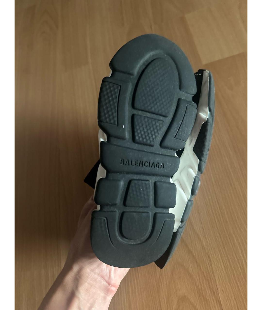 BALENCIAGA Черные текстильные кеды, фото 5