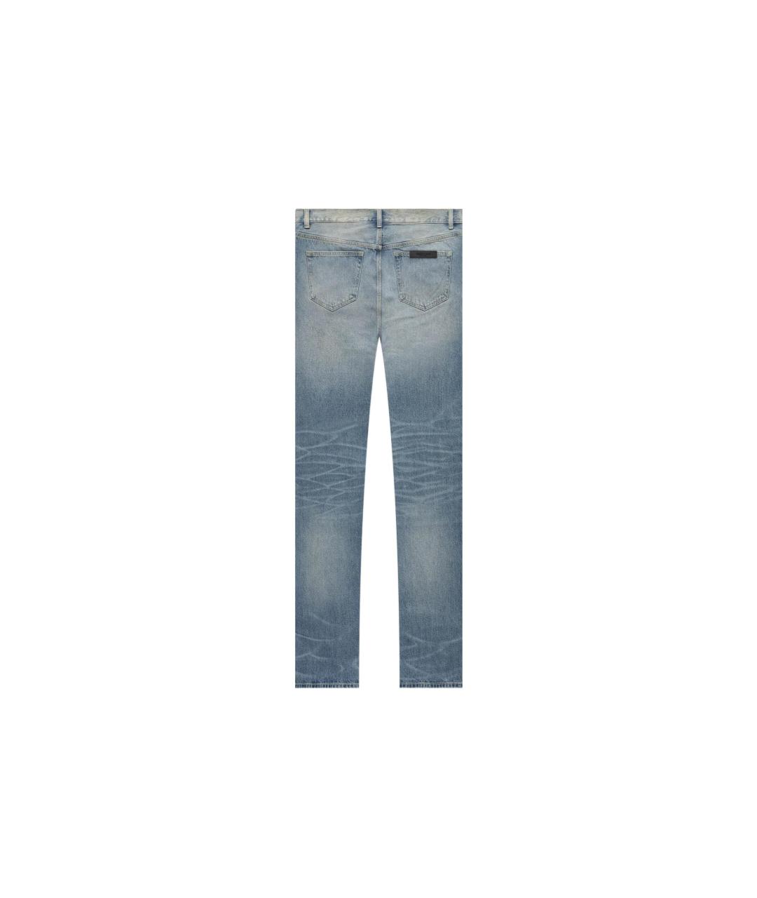 FEAR OF GOD ESSENTIALS Синие прямые джинсы, фото 2