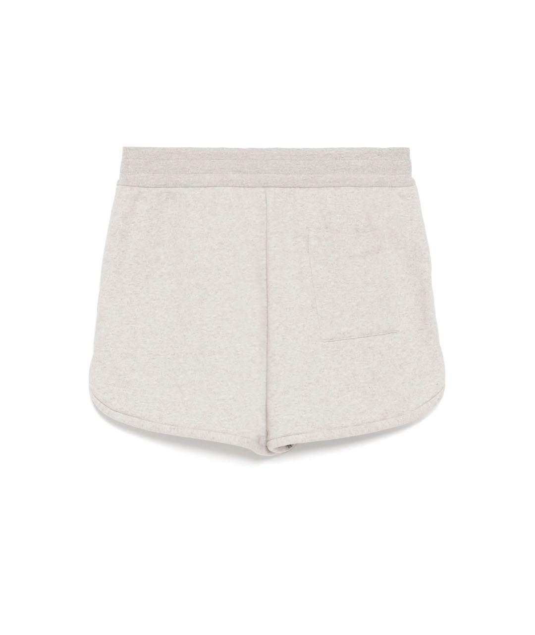 JIL SANDER Серые хлопковые шорты, фото 2