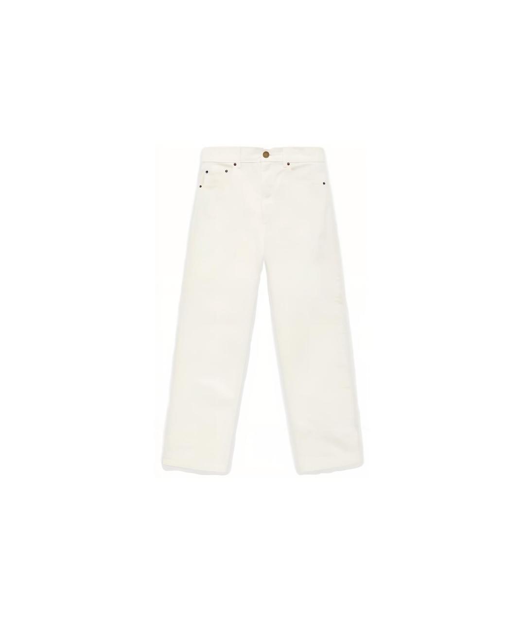 FEAR OF GOD ESSENTIALS Белые прямые джинсы, фото 5