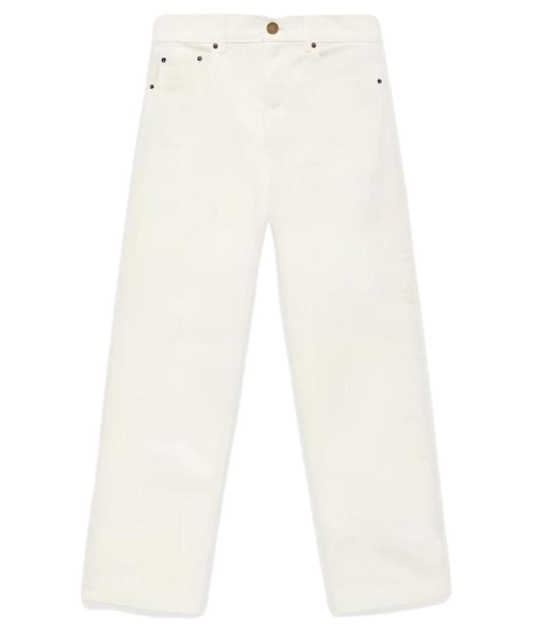 FEAR OF GOD ESSENTIALS Белые прямые джинсы, фото 1