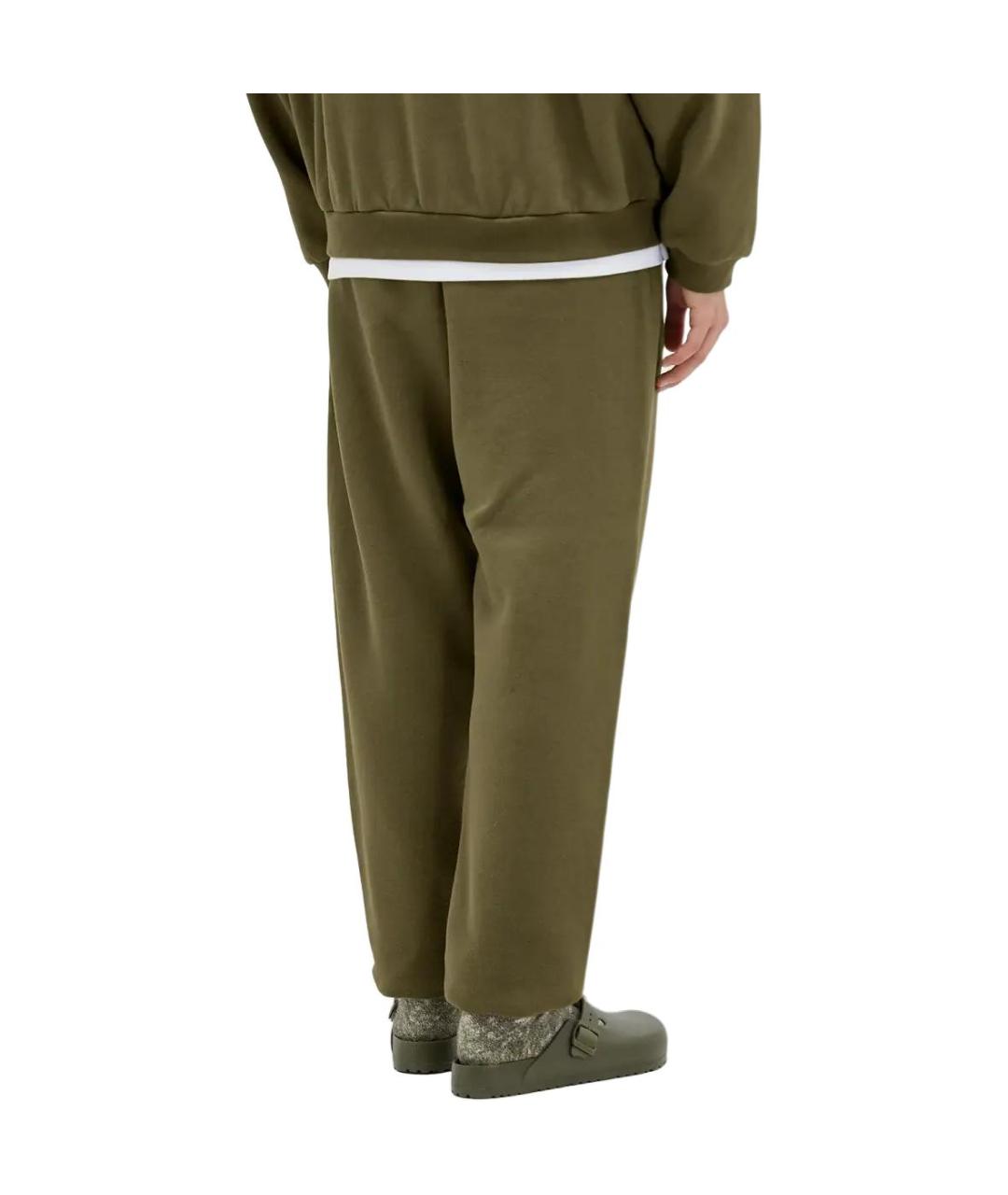 FEAR OF GOD ESSENTIALS Хаки классические брюки, фото 4