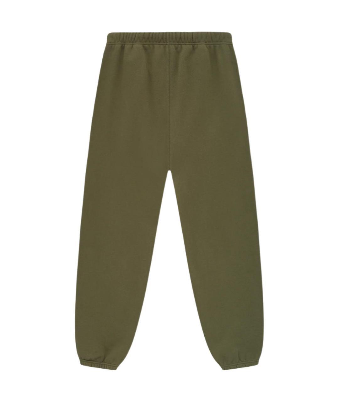 FEAR OF GOD ESSENTIALS Хаки классические брюки, фото 2