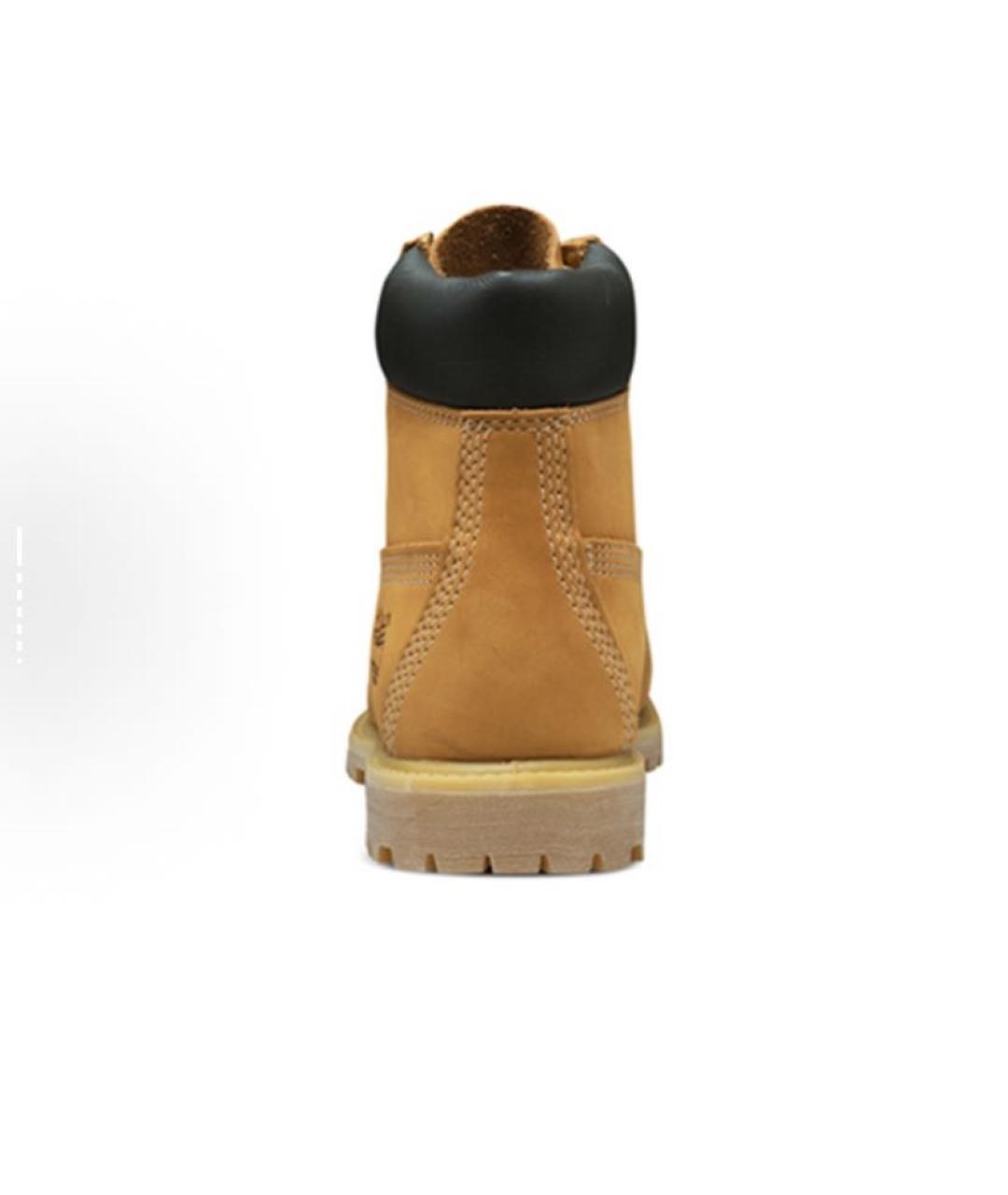 TIMBERLAND Бежевые кожаные высокие ботинки, фото 2