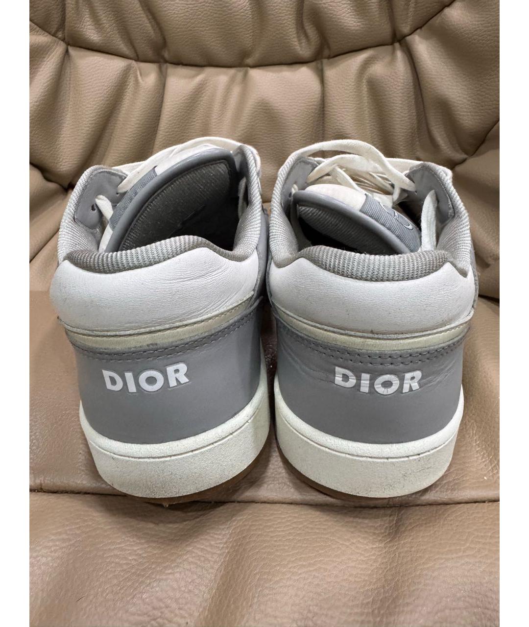 CHRISTIAN DIOR Кожаные низкие кроссовки / кеды, фото 4