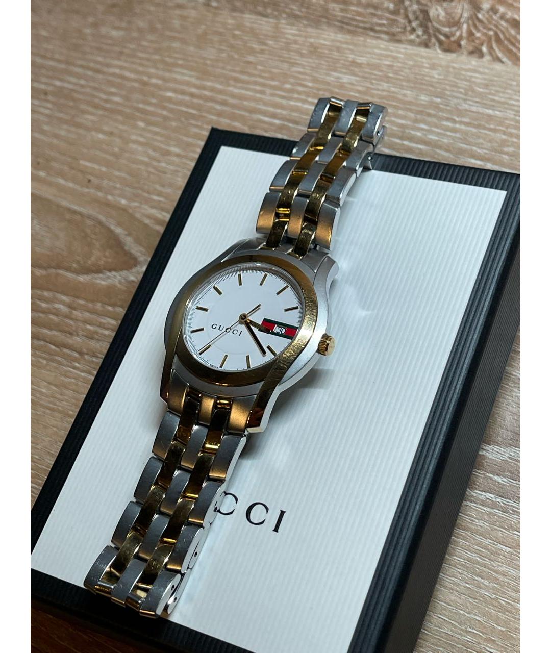 GUCCI Стальные часы, фото 8