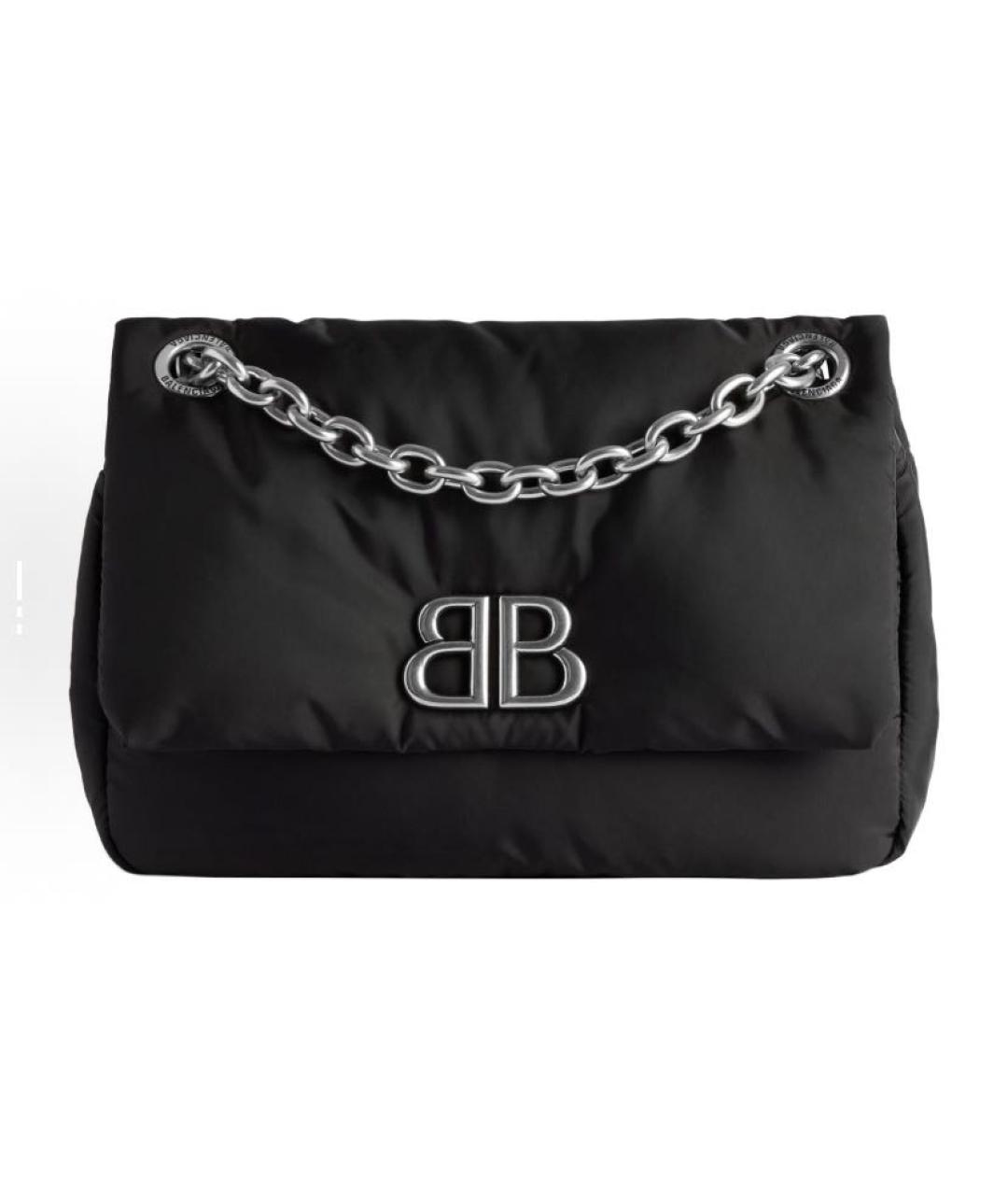BALENCIAGA Черная синтетическая сумка через плечо, фото 5
