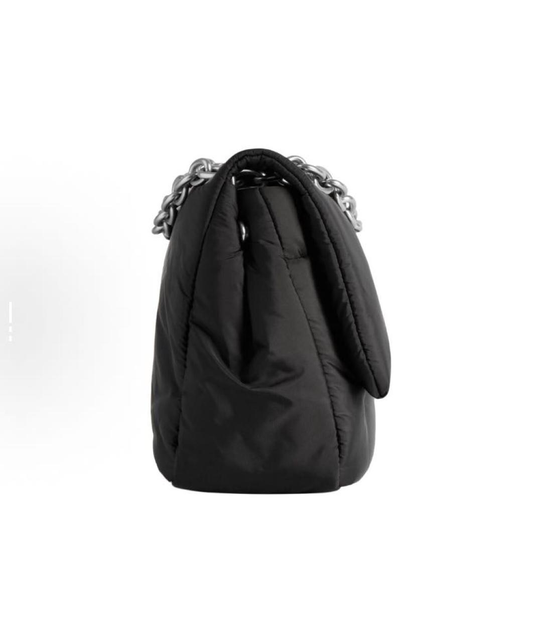BALENCIAGA Черная синтетическая сумка через плечо, фото 4