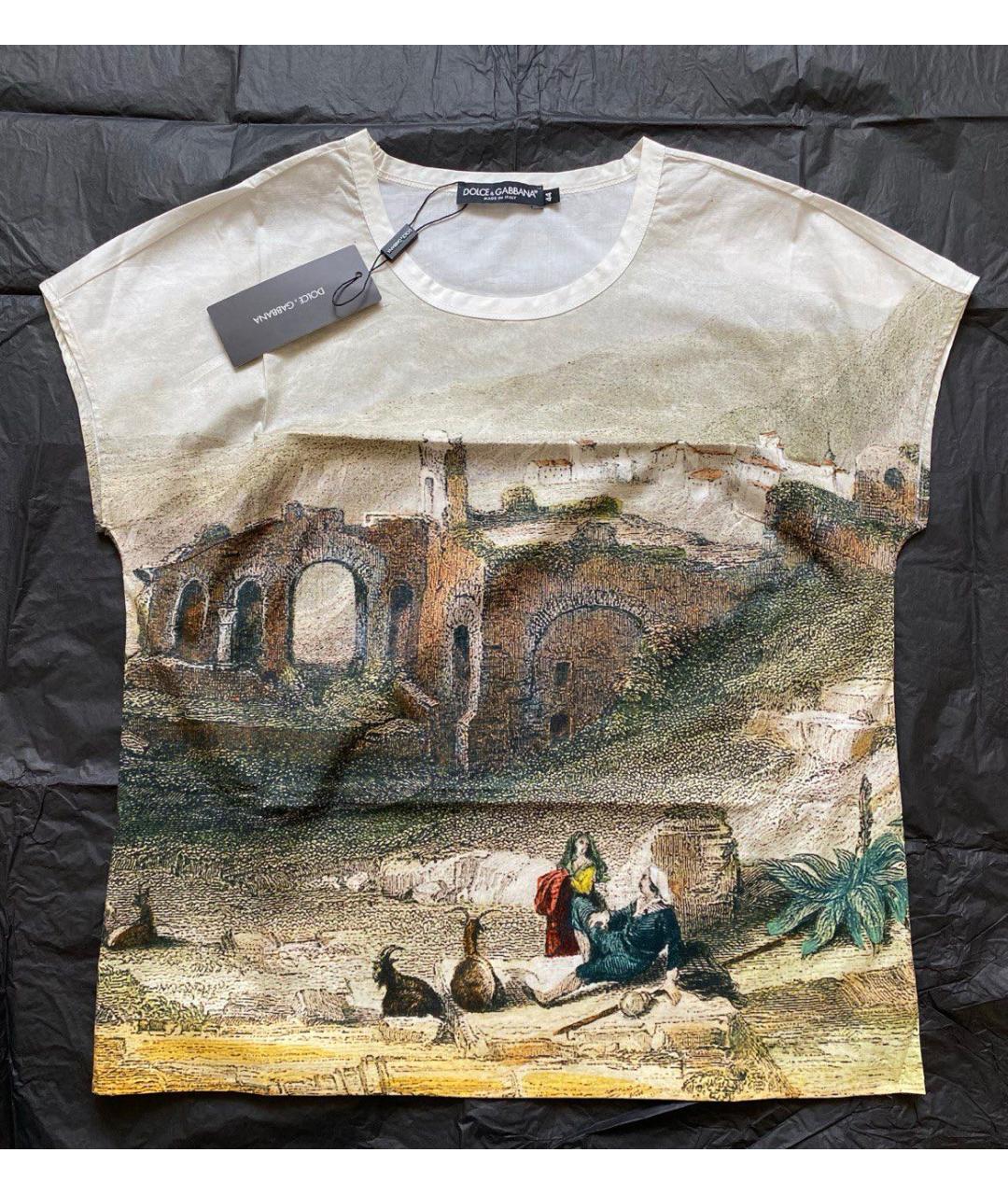 DOLCE&GABBANA Хлопковая футболка, фото 5