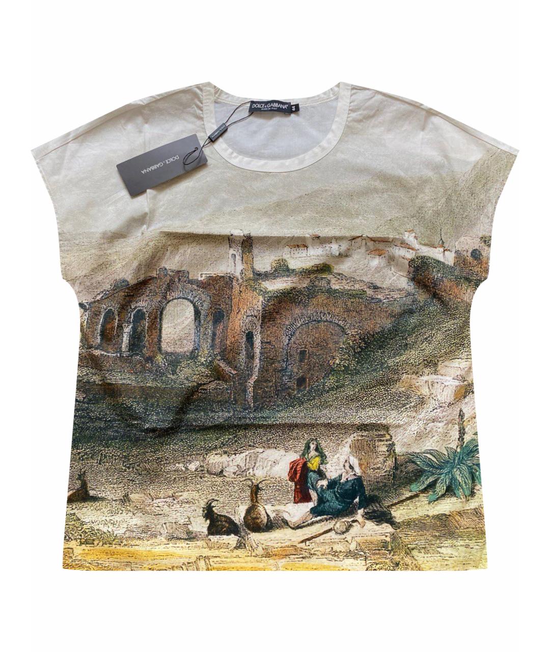 DOLCE&GABBANA Хлопковая футболка, фото 1