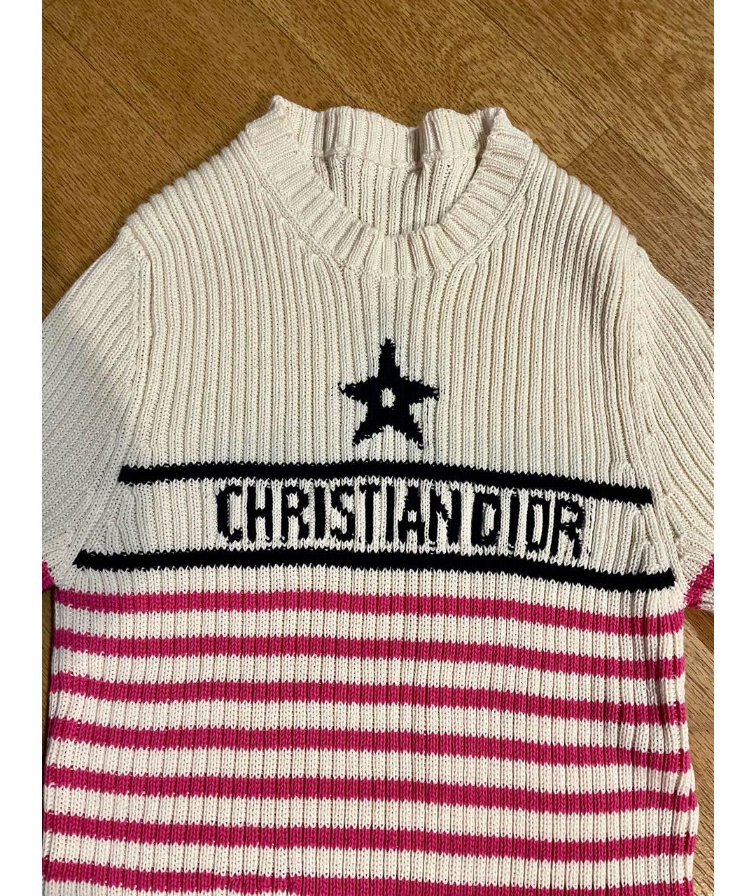 CHRISTIAN DIOR Мульти хлопковый джемпер / свитер, фото 2