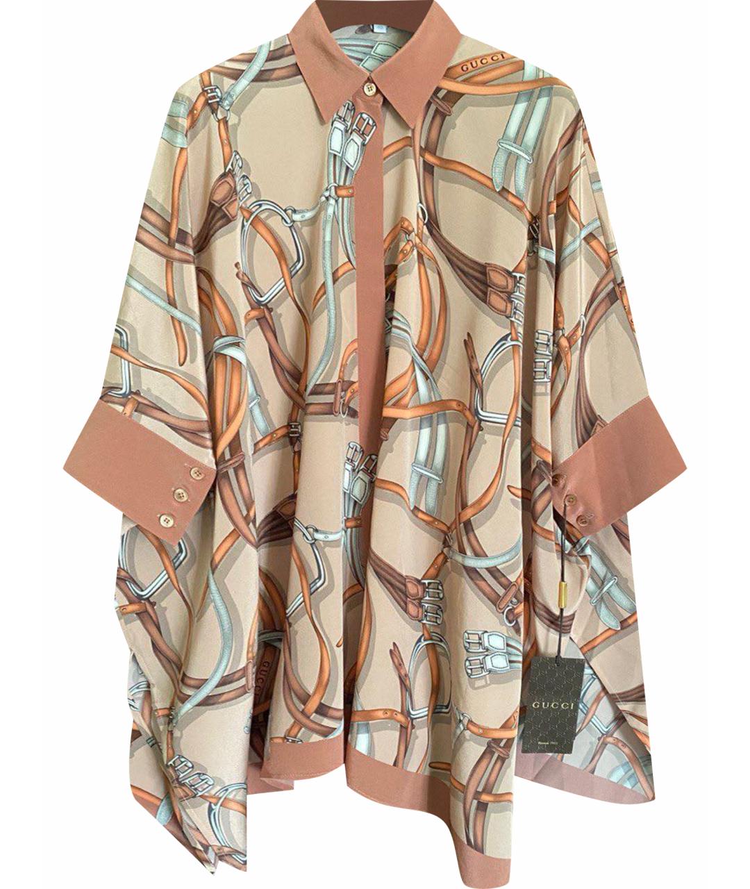 GUCCI Шелковая блузы, фото 1