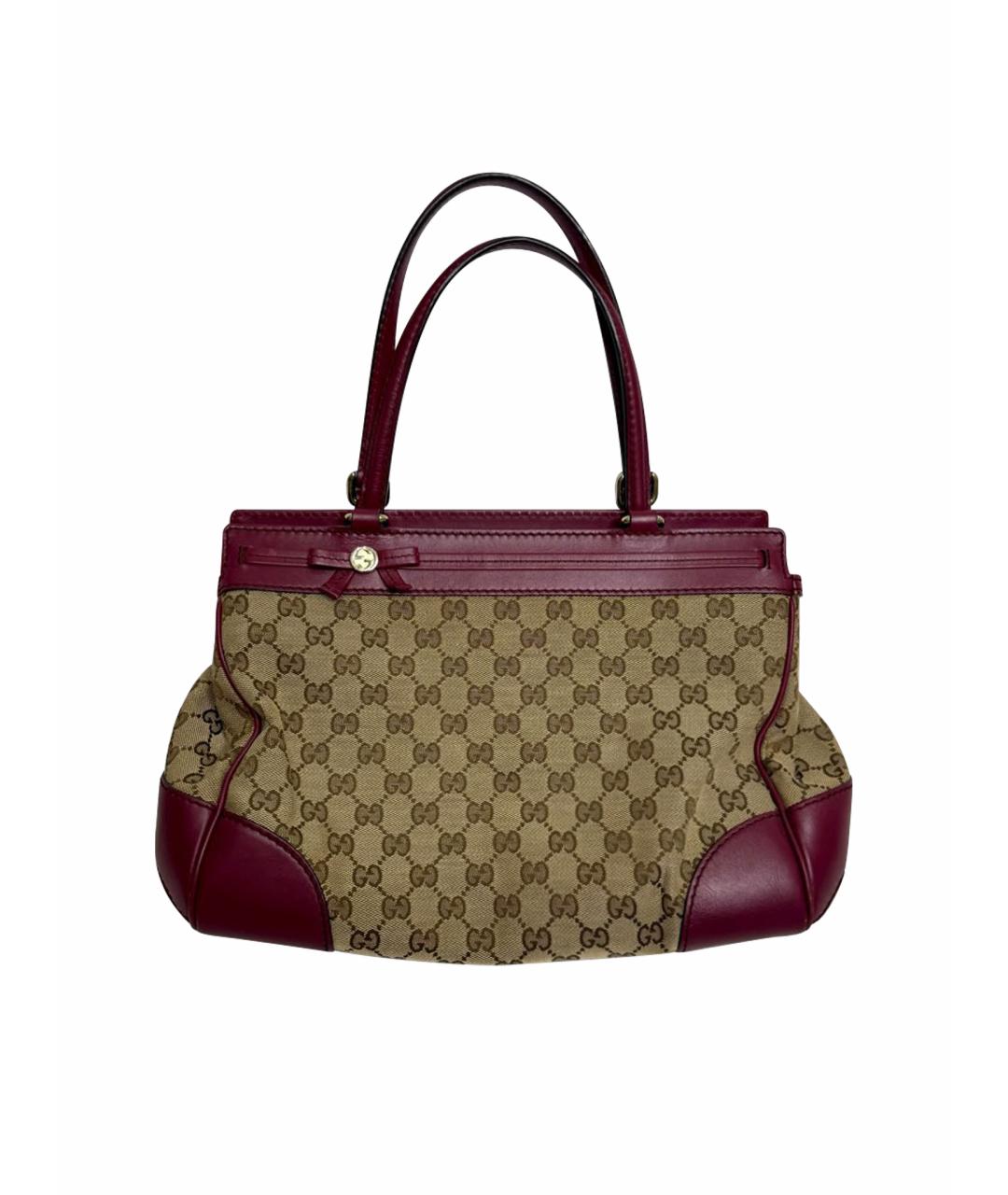 GUCCI Коричневая сумка с короткими ручками, фото 1