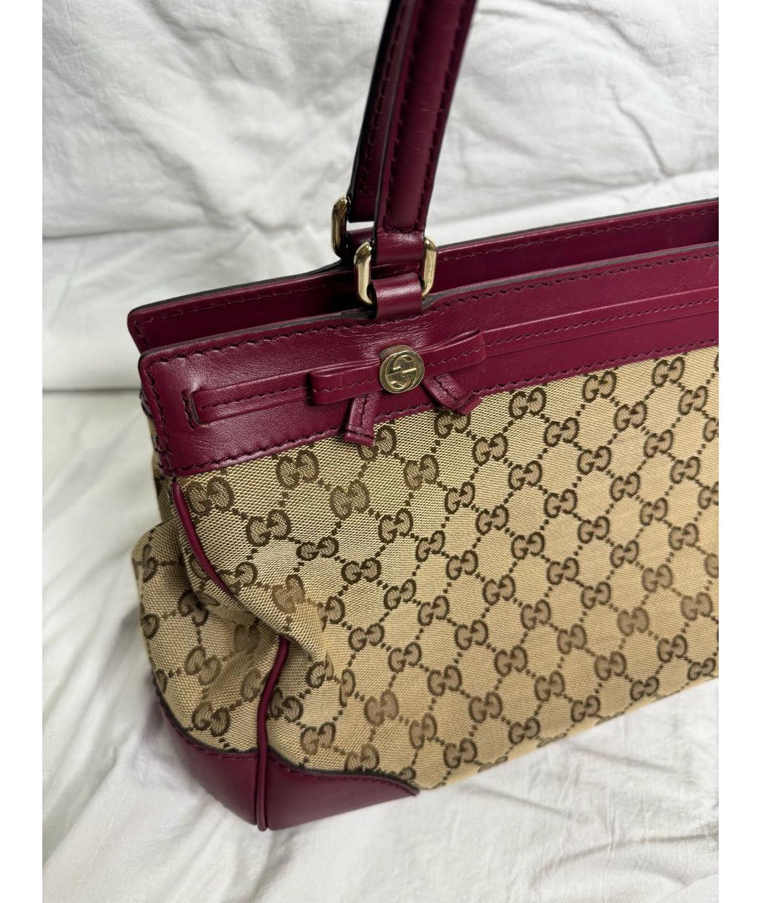 GUCCI Коричневая сумка с короткими ручками, фото 2