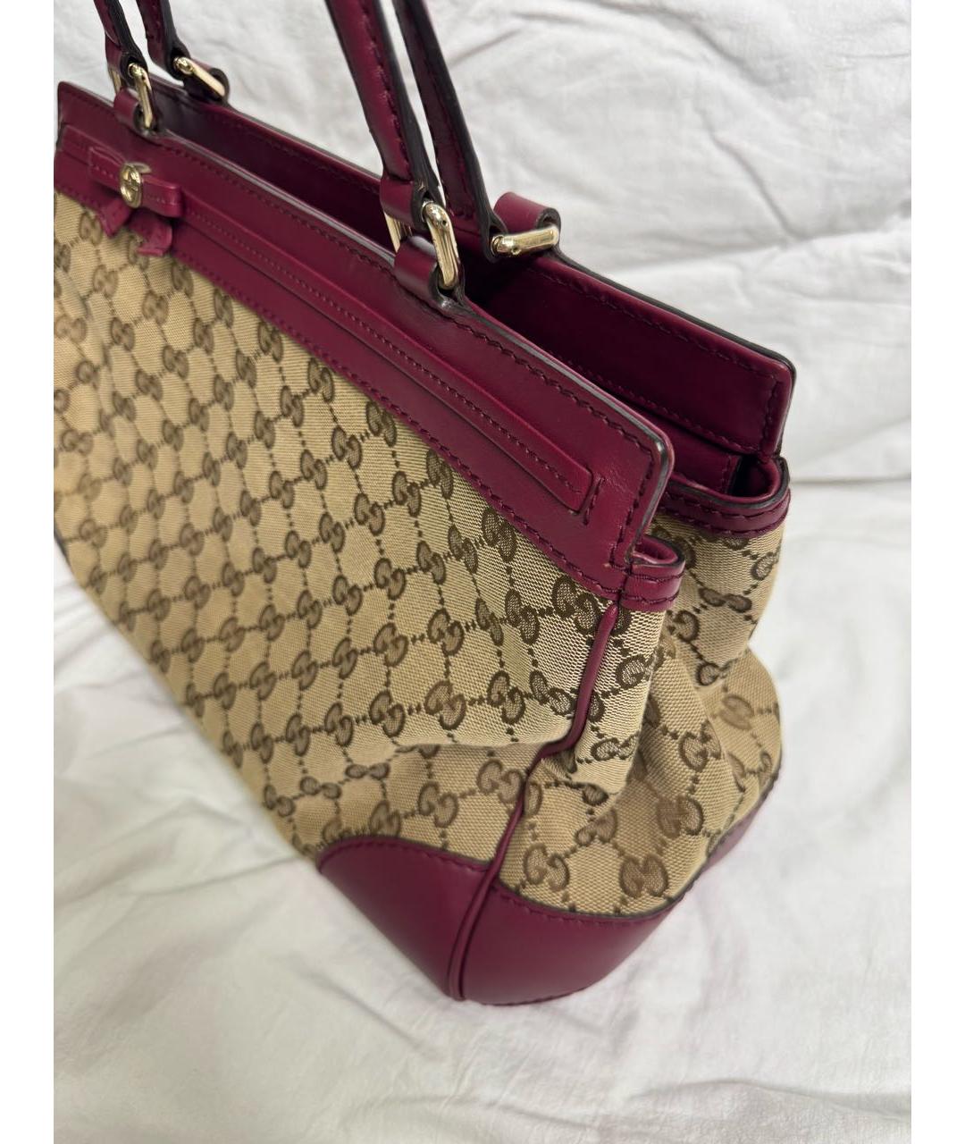 GUCCI Коричневая сумка с короткими ручками, фото 3