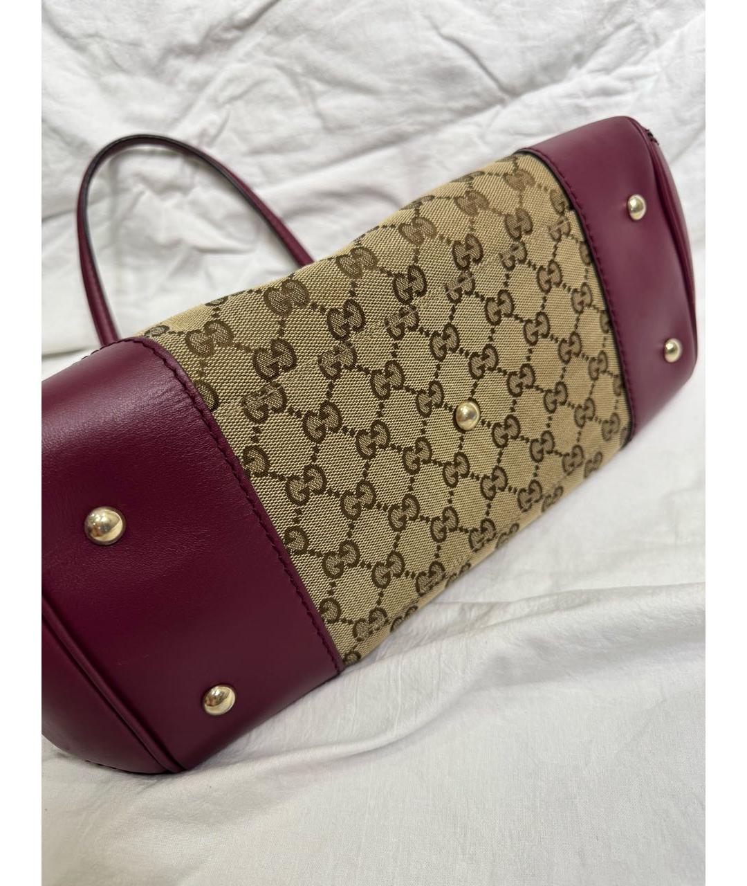 GUCCI Коричневая сумка с короткими ручками, фото 4