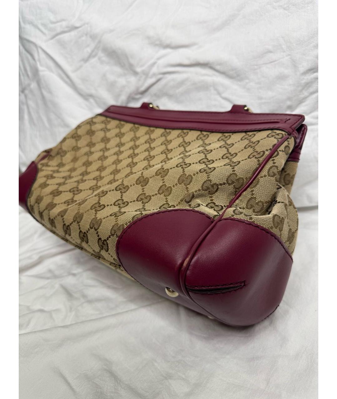 GUCCI Коричневая сумка с короткими ручками, фото 5