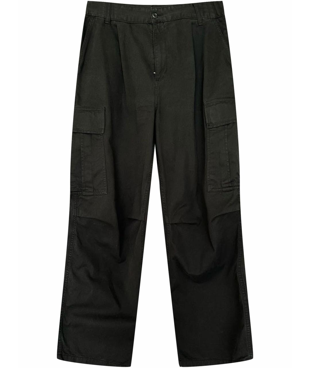 CARHARTT WIP Черные хлопковые повседневные брюки, фото 1