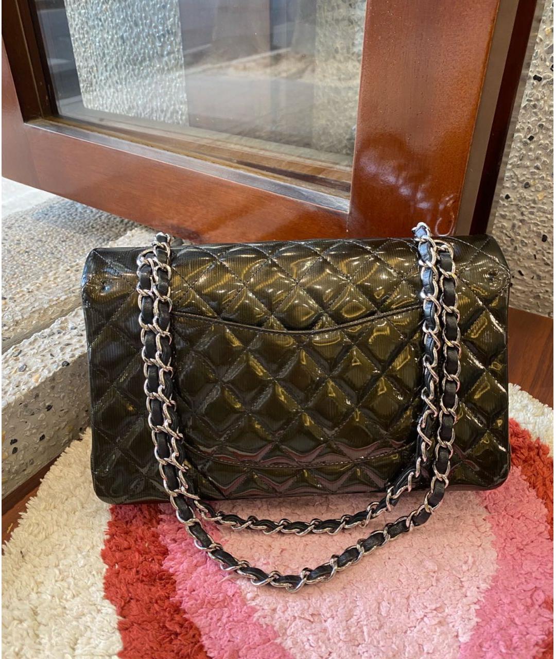 CHANEL Сумка через плечо из лакированной кожи, фото 3