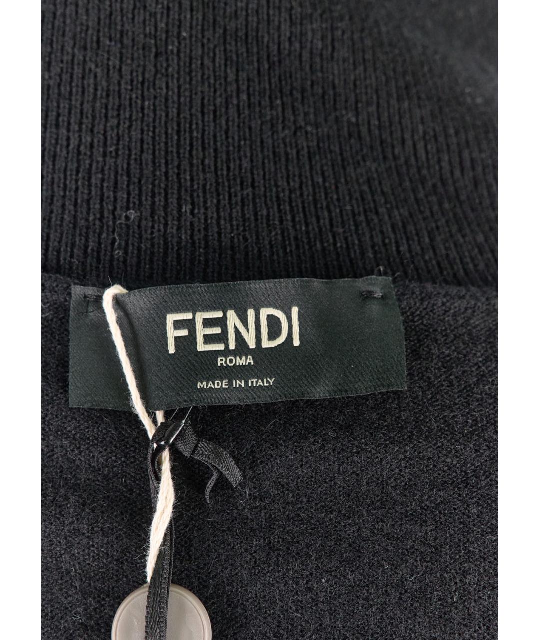 FENDI Черная кашемировая водолазка, фото 5