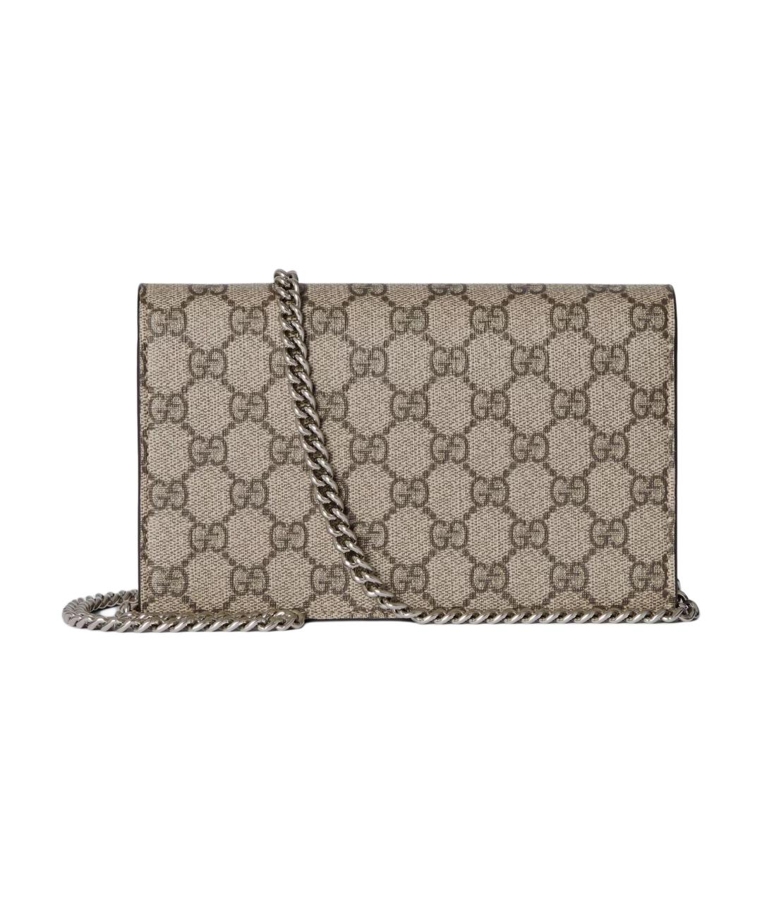 GUCCI Бежевый кошелек, фото 4