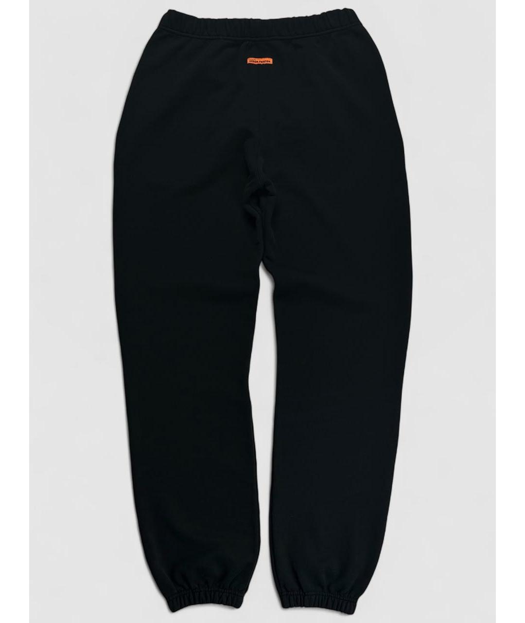 HERON PRESTON Черные хлопковые спортивные брюки и шорты, фото 6