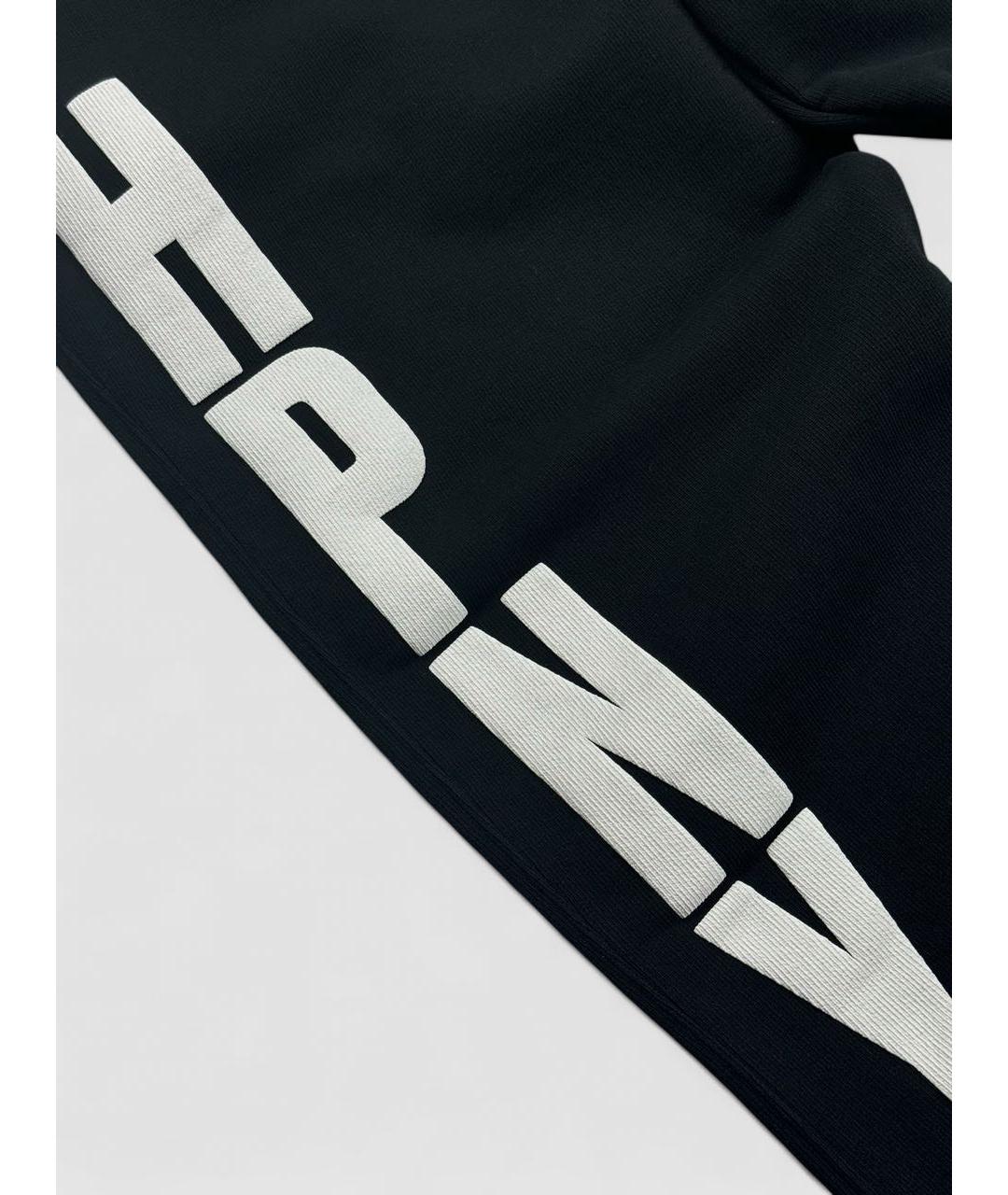 HERON PRESTON Черные хлопковые спортивные брюки и шорты, фото 4