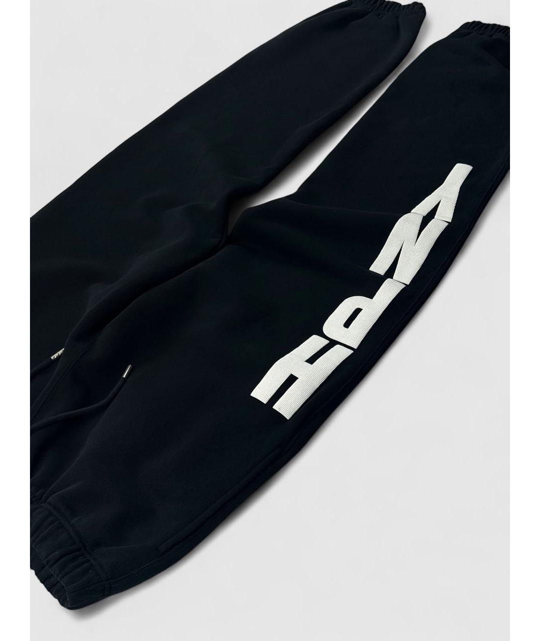 HERON PRESTON Черные хлопковые спортивные брюки и шорты, фото 5