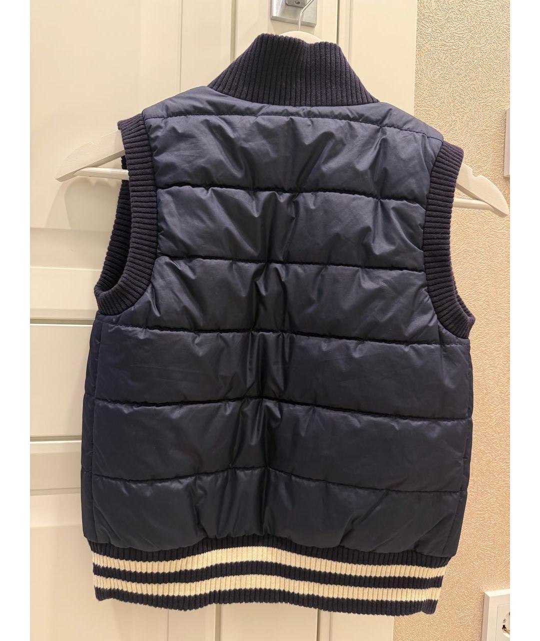 POLO RALPH LAUREN Темно-синий полиэстеровый жакет / жилет, фото 3