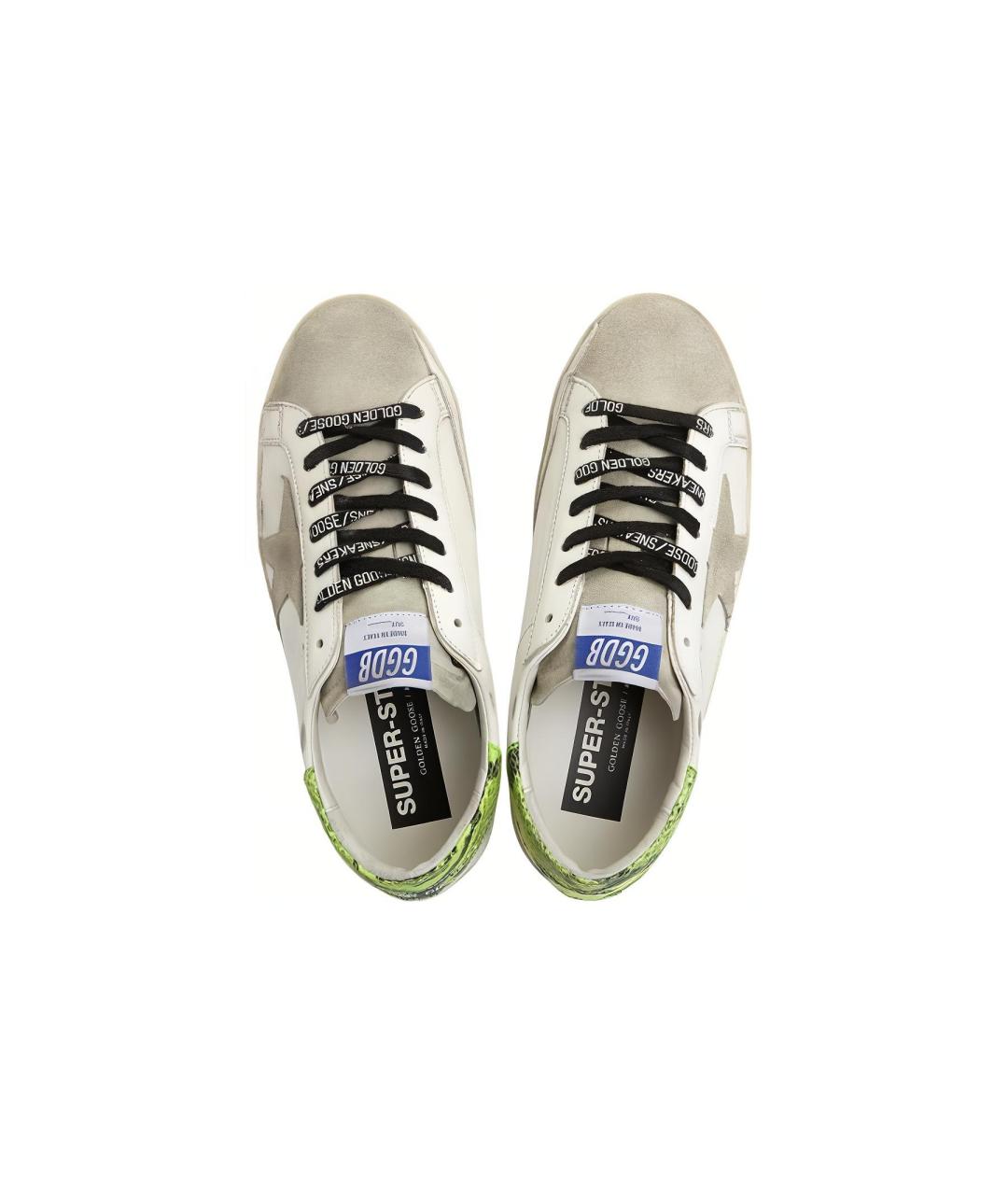 GOLDEN GOOSE DELUXE BRAND Белые низкие кроссовки / кеды, фото 5
